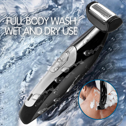 Back Shavers for Men Long Handle, Detachable Extension Handle Body Groomers for Smooth Shaving
