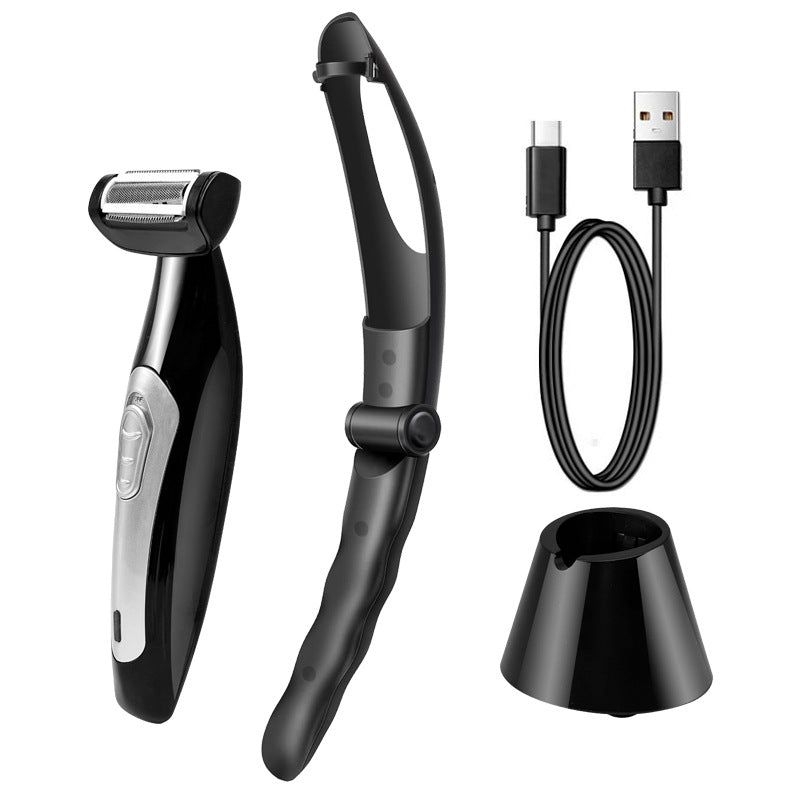 Back Shavers for Men Long Handle, Detachable Extension Handle Body Groomers for Smooth Shaving