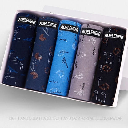 Mens Cotton Briefs Breathable Comfort Underwear 5 Pack