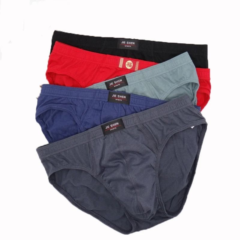 Mens Cotton Briefs Breathable Comfort Underwear 5 Pack