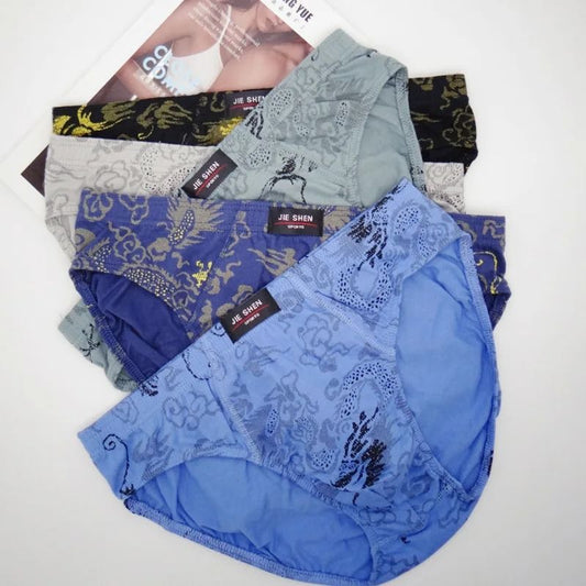 Mens Cotton Briefs Breathable Comfort Underwear 5 Pack