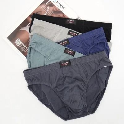 Mens Cotton Briefs Breathable Comfort Underwear 5 Pack