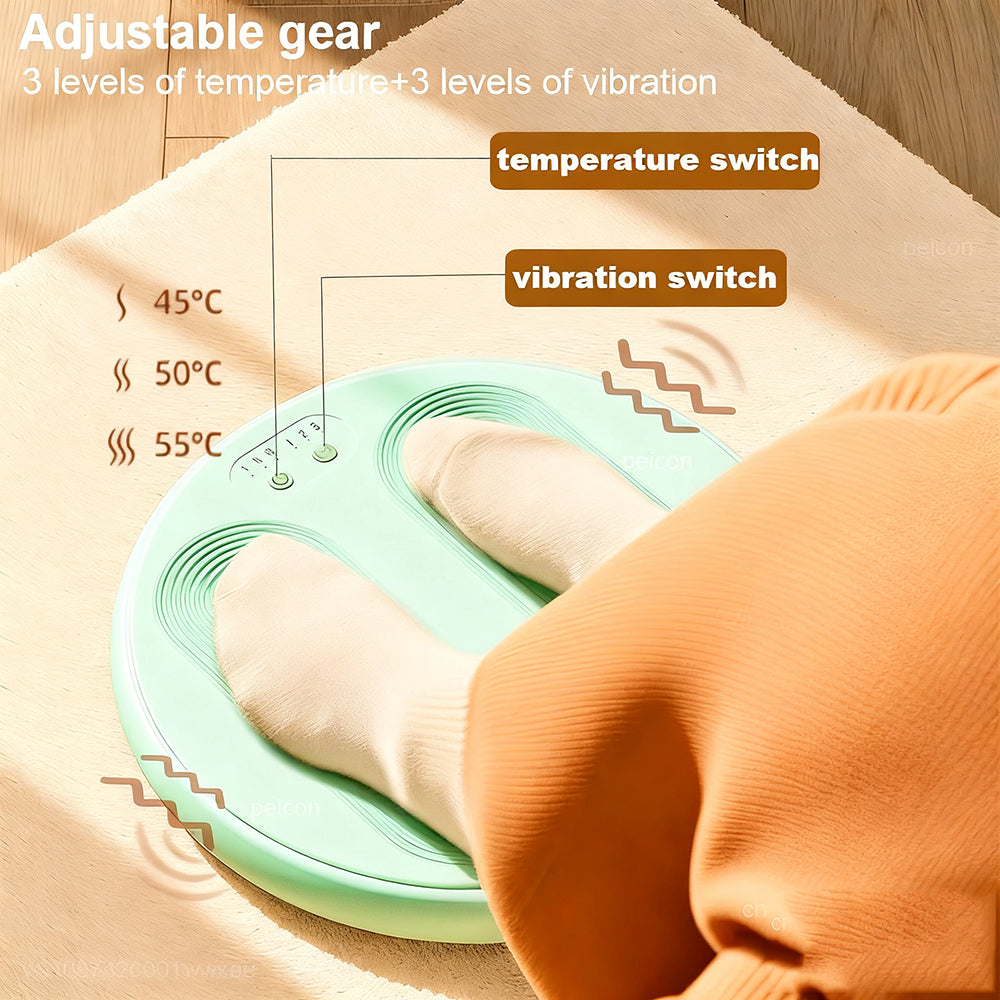 Foot Warmer USB Electric with Massage, Electric Heated Feet Pad Constant Temperature, Warmer for Home