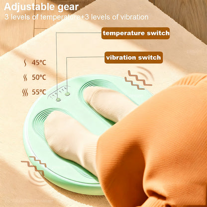 Foot Warmer USB Electric with Massage, Electric Heated Feet Pad Constant Temperature, Warmer for Home