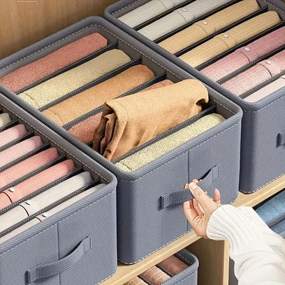 PP Board Clothes Storage Box Organizer – Divided Closet Organizer for Jeans, Sweaters, Shirts & Pants