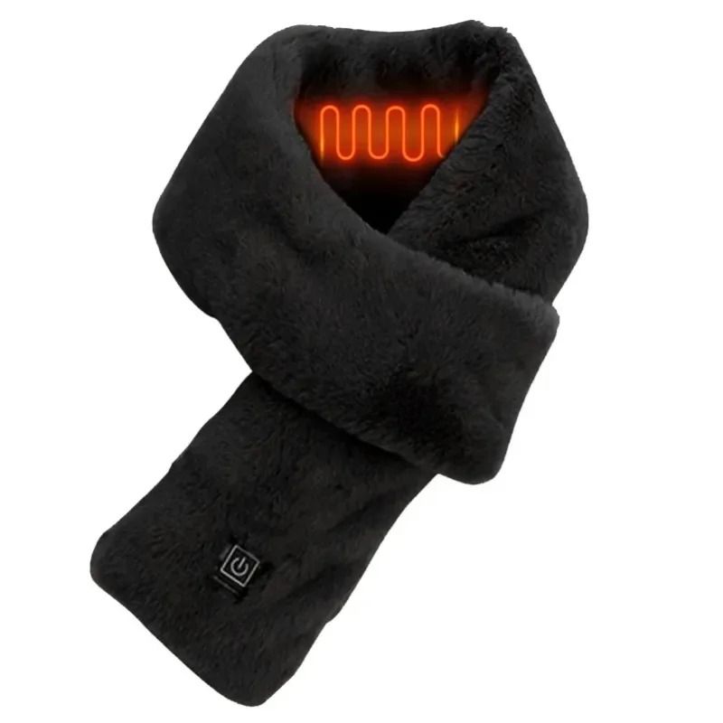 USB Heated Winter Scarf for Men and Women Adjustable Temperature