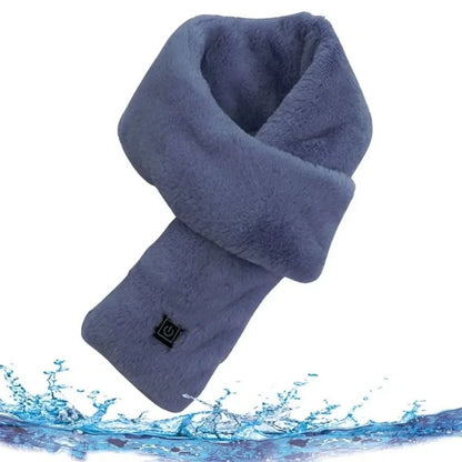 USB Heated Winter Scarf for Men and Women Adjustable Temperature