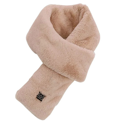 USB Heated Winter Scarf for Men and Women Adjustable Temperature