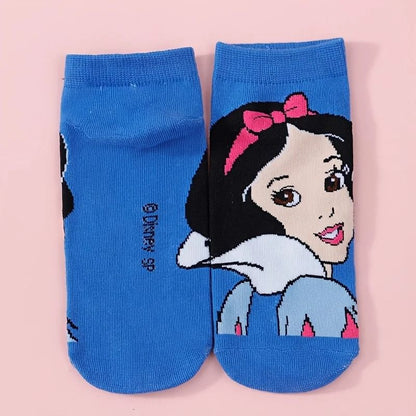 Cute Cartoon Casual Socks for Women 5 Pair Set