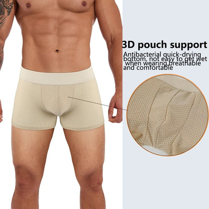 Mens Padded Hip Lift Body Shaper Boxer Briefs