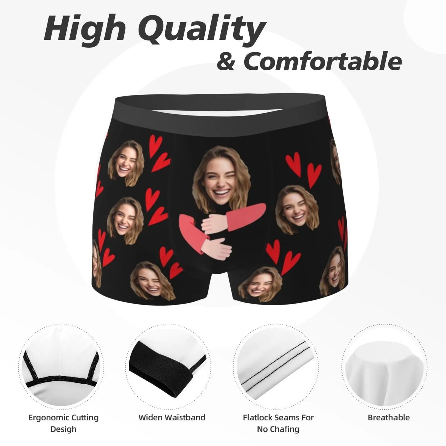 Personalized Photo Boxer Briefs for Men
