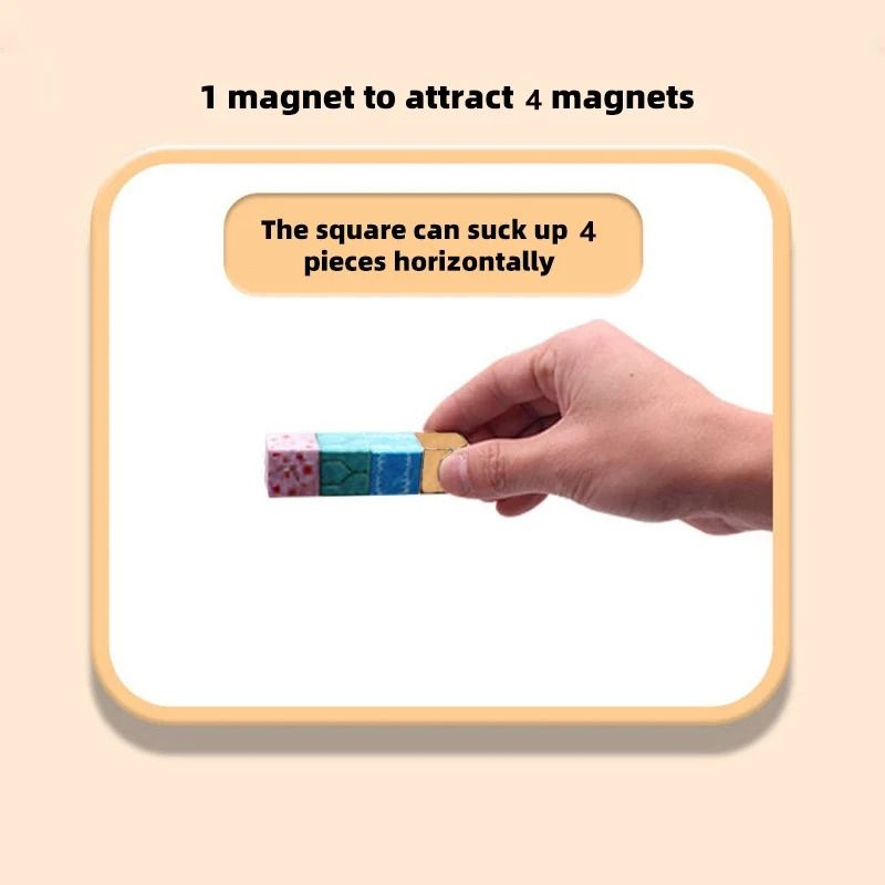 Magnetic Building Blocks Set with DIY Construction Table for Kids