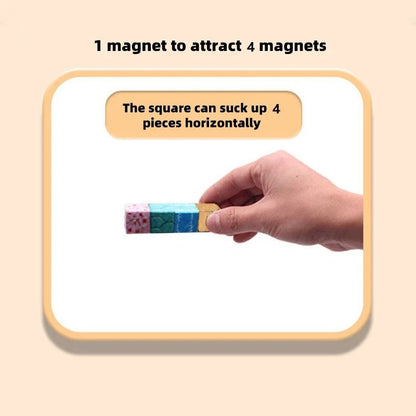 Magnetic Building Blocks Set with DIY Construction Table for Kids