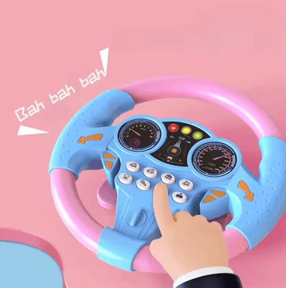 Light Up Infant Interactive Stroller Steering Wheel Toy for Early Learning