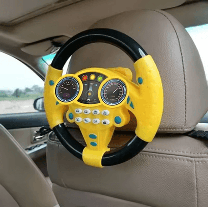 Light Up Infant Interactive Stroller Steering Wheel Toy for Early Learning