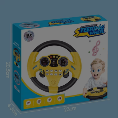 Light Up Infant Interactive Stroller Steering Wheel Toy for Early Learning