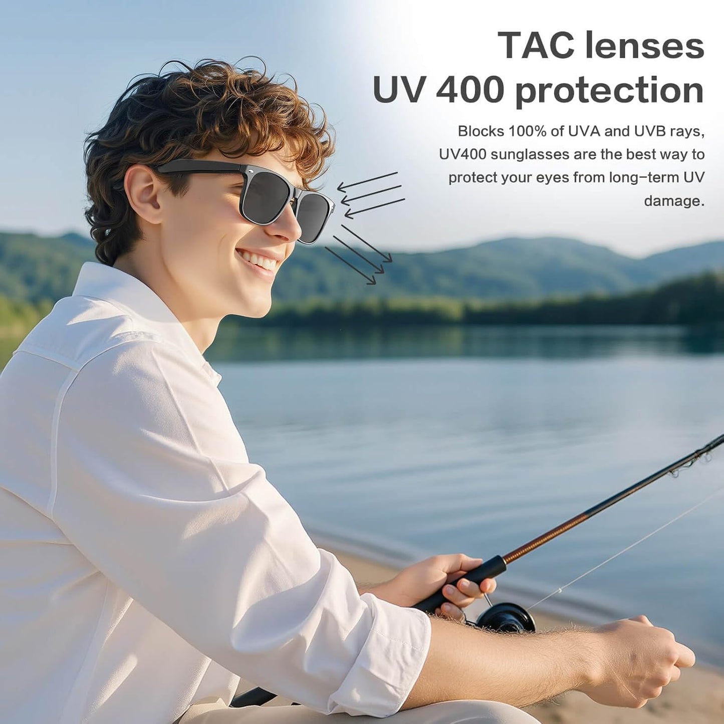 Camera AI Glasses for Men, Color-Changing Smart Translation Glasses, Photo Video Recording, Waterproof Call Smart