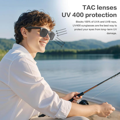 Camera AI Glasses for Men, Color-Changing Smart Translation Glasses, Photo Video Recording, Waterproof Call Smart