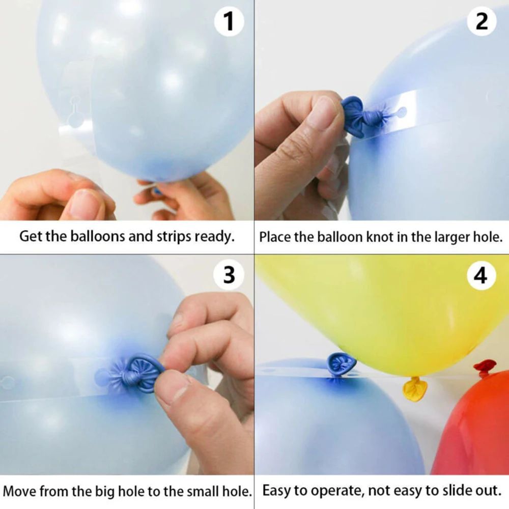 2 Pcs 197 Inches Balloon Arch Kit – Balloon Garland Decorating Tape for Weddings, Birthdays & Parties