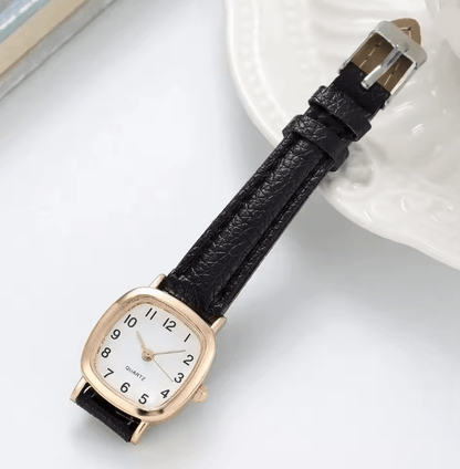 Square Womens Quartz Watch Simple Vintage Small Dial