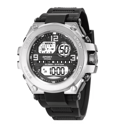 Mens Multifunction LED Sports Watch Waterproof Luminous