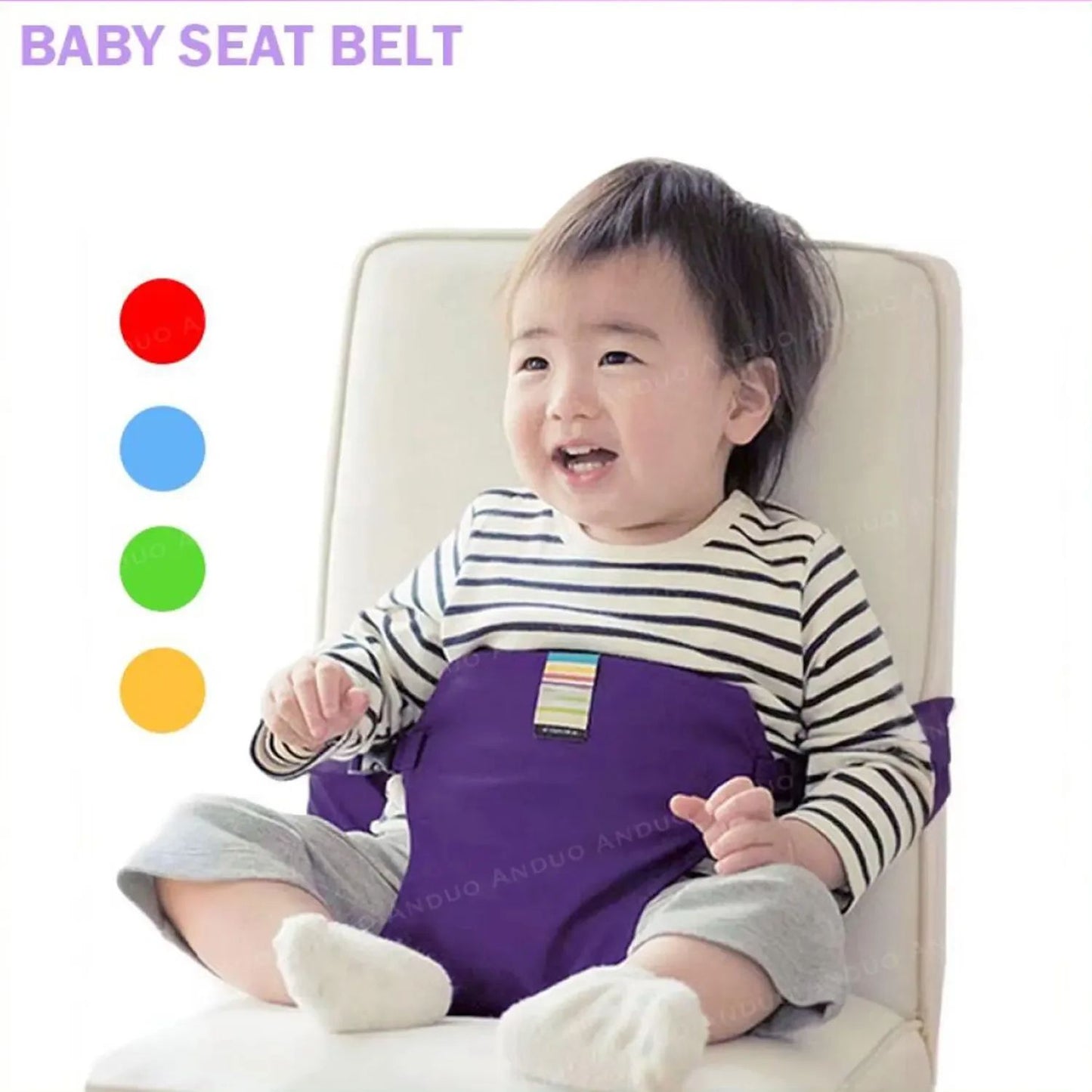 Baby Meal Strap Portable Seat Harness – Child Safety Strap to Prevent Falling