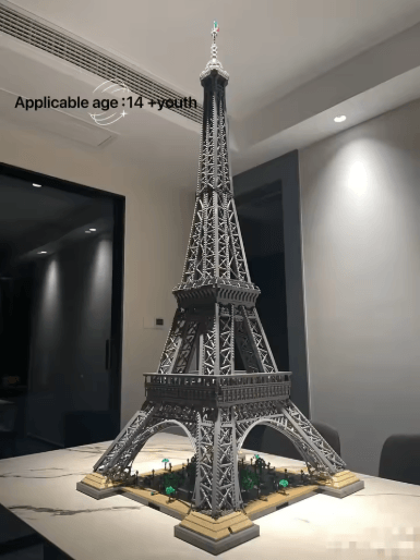 1.5M Eiffel Tower Architecture Building Block Set 10001 PCS Paris Landmark Model