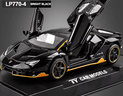1:32 Lamborghini LP770 Diecast Pull Back Toy Car With Lights and Music