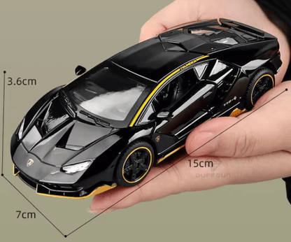 1:32 Lamborghini LP770 Diecast Pull Back Toy Car With Lights and Music