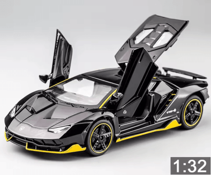 1:32 Lamborghini LP770 Diecast Pull Back Toy Car With Lights and Music