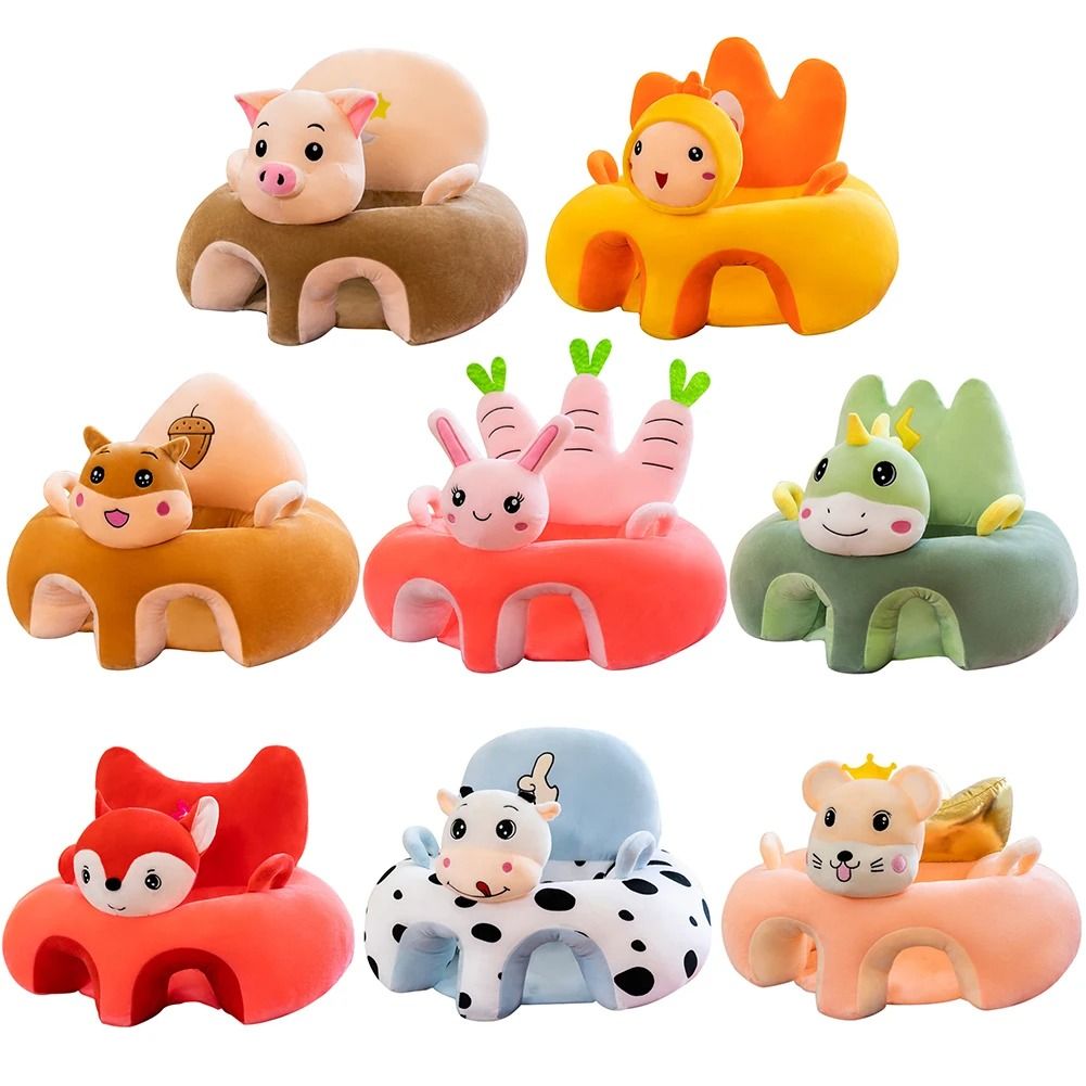 Baby Plush Support Seat Cover Learning to Sit