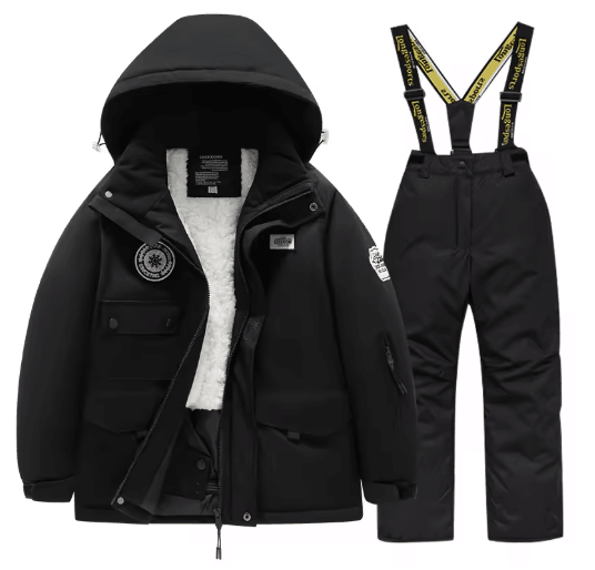 Childrens Winter Ski Suit Windproof Waterproof Snow Jacket for Boys and Girls