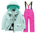 pastel green-pink