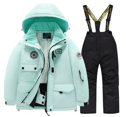 Childrens Winter Ski Suit Windproof Waterproof Snow Jacket for Boys and Girls