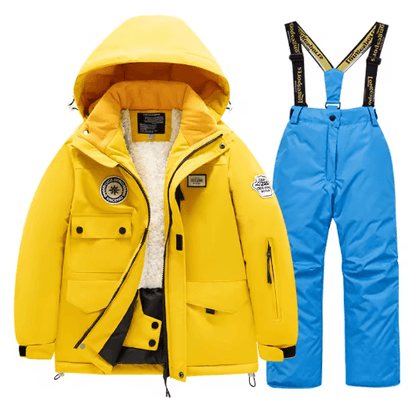 Childrens Winter Ski Suit Windproof Waterproof Snow Jacket for Boys and Girls