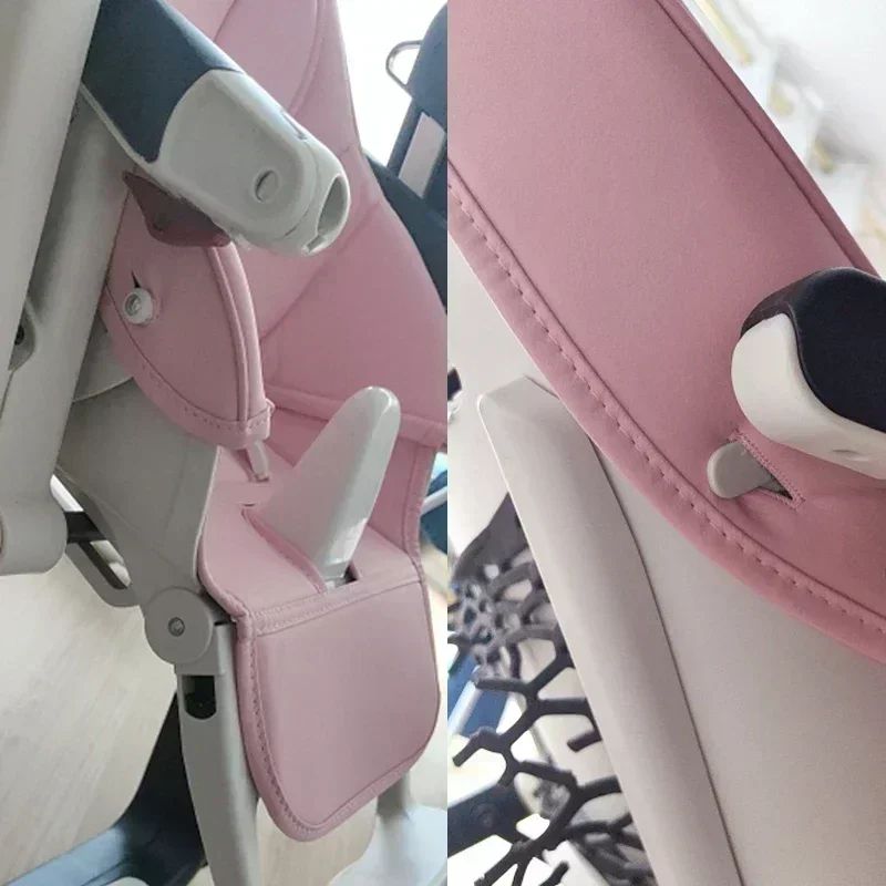 Baby Chair Seat Cushion Cover – PU Leather Padded Stroller & High Chair Protector