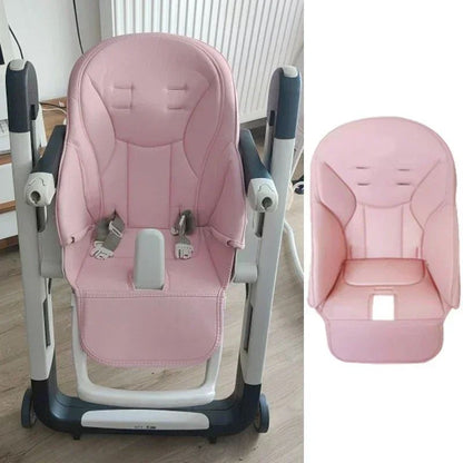 Baby Chair Seat Cushion Cover – PU Leather Padded Stroller & High Chair Protector