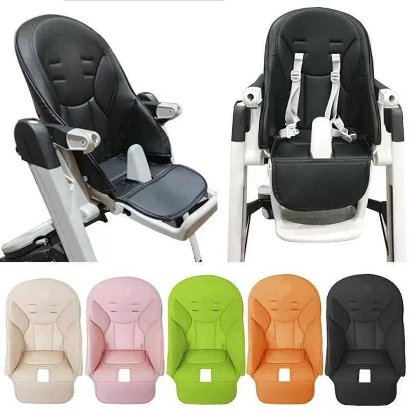 Baby Chair Seat Cushion Cover – PU Leather Padded Stroller & High Chair Protector