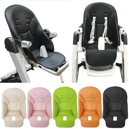 Baby Chair Seat Cushion Cover – PU Leather Padded Stroller & High Chair Protector
