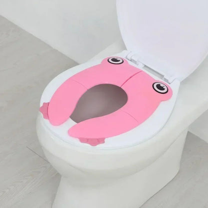 Portable Kids Travel Potty Seat Pad – Folding Toilet Training Cushion for Toddlers