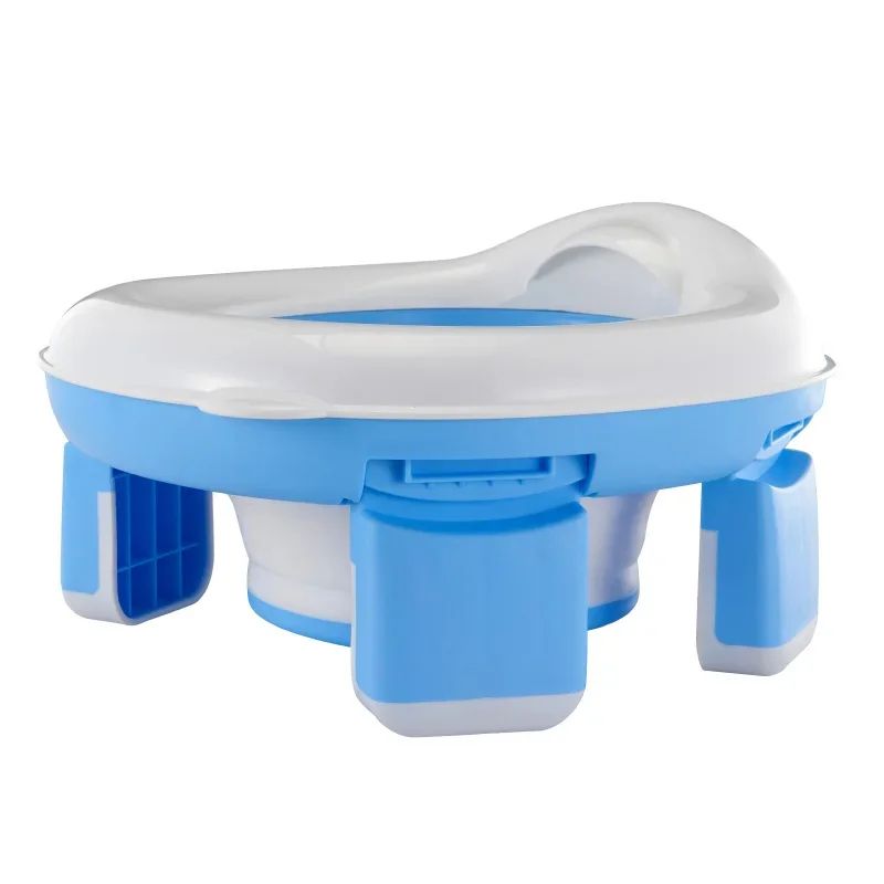 3-in-1 Portable Travel Potty for Kids – Foldable Toilet Seat with Disposable Bags