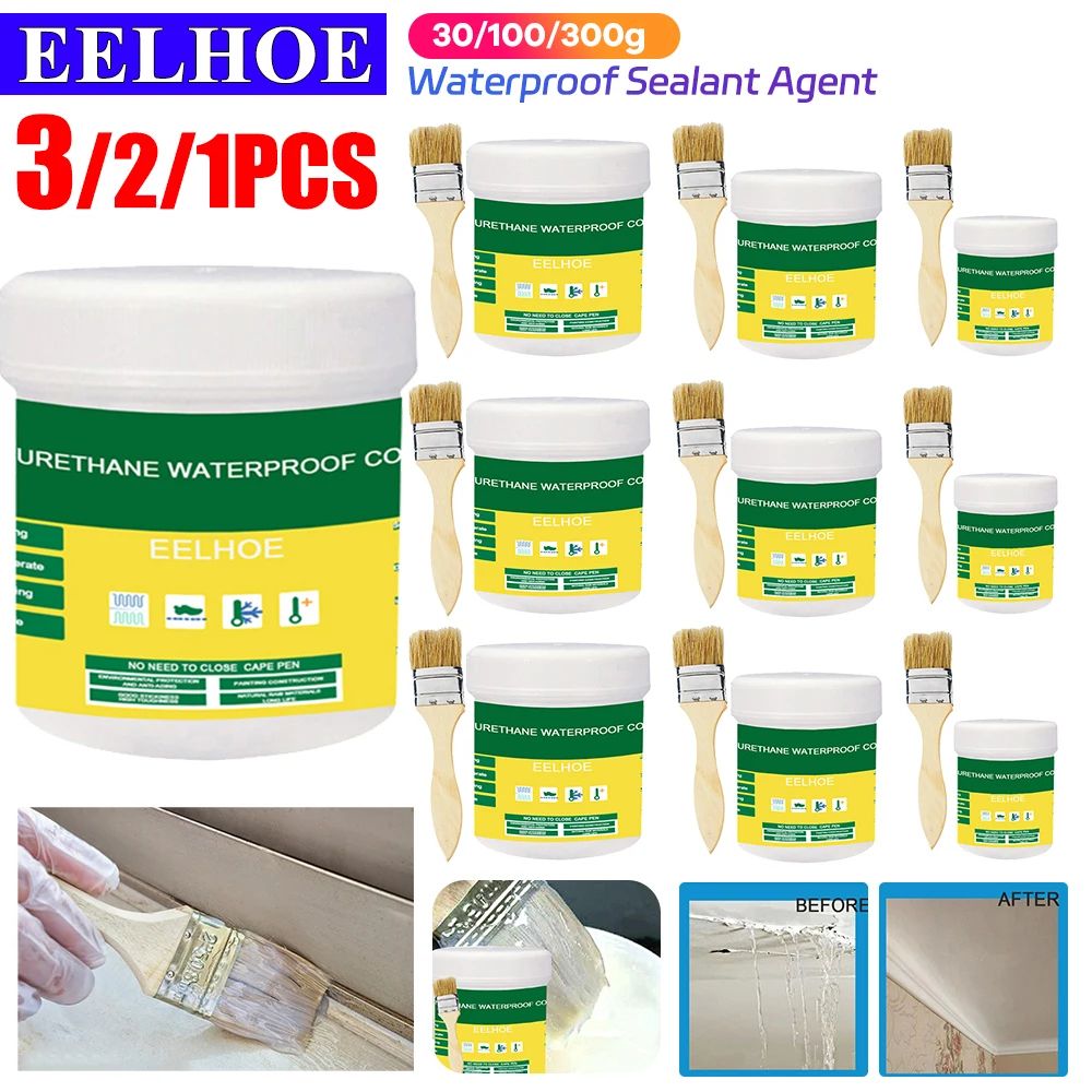 Invisible Waterproof Sealant Paste for Roof, Bathroom & Home Repairs