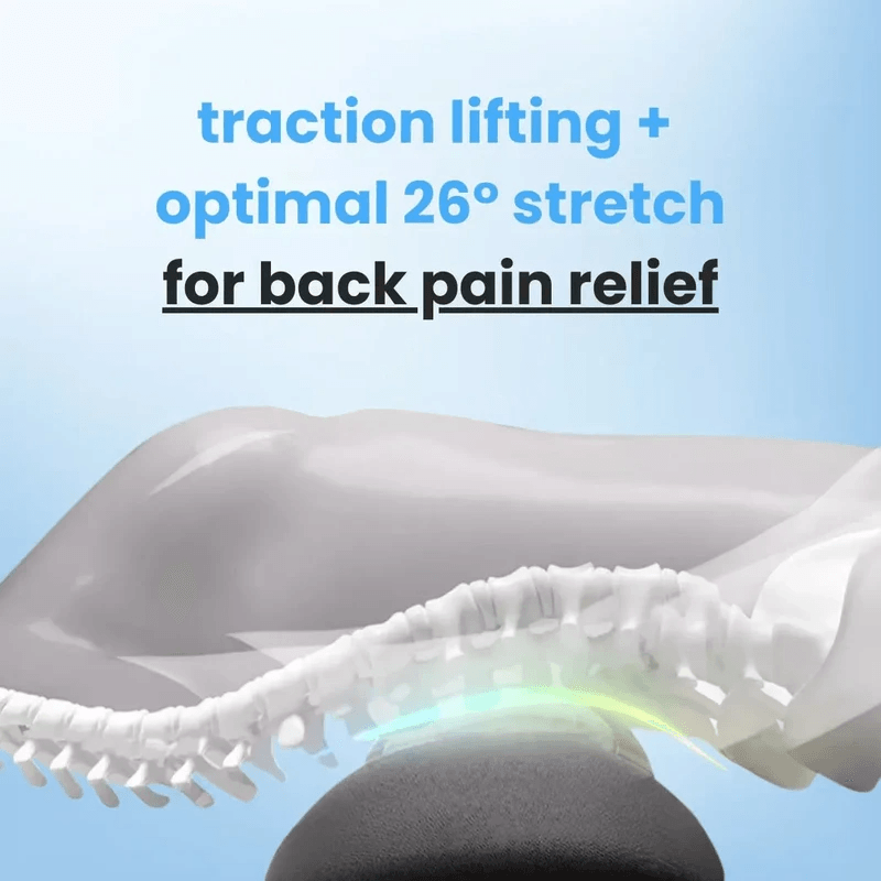 3-in-1 Back Massager With Heat & Traction – Sciatica & Pain Relief at Home
