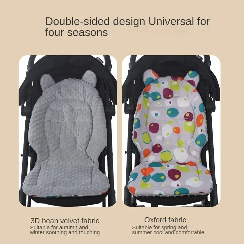 Baby Stroller Changing Pad – Cotton Diaper Nappy Mat for Pram, Buggy, Car Seat & Newborns