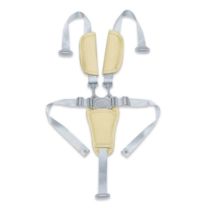 Universal Baby 5-Point Safety Harness – Adjustable PU Leather Seat Belt for Highchair & Pushchair