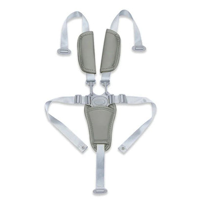 Universal Baby 5-Point Safety Harness – Adjustable PU Leather Seat Belt for Highchair & Pushchair