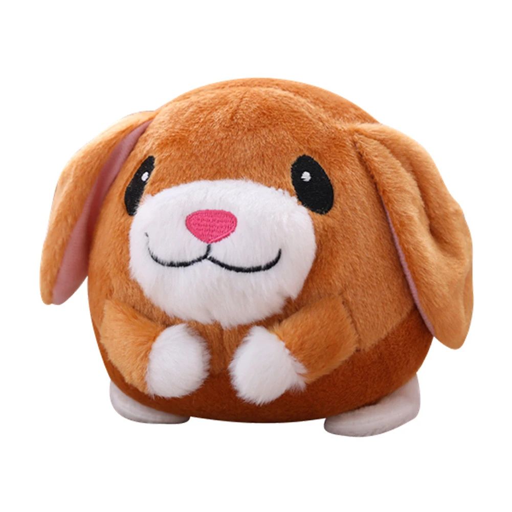SmartPlay Interactive Plush Self Moving Dog Toy with Automatic Bounce and Squeak