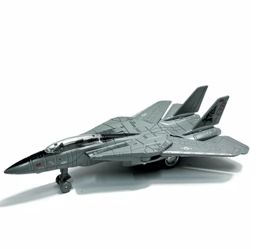 Simulation Alloy Aircraft Model Manual Rebound Inertia Plane Collectible Toy