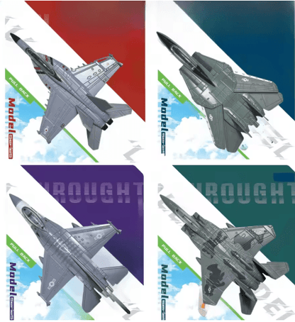 Simulation Alloy Aircraft Model Manual Rebound Inertia Plane Collectible Toy