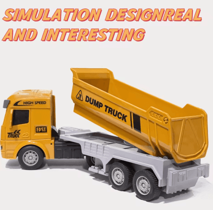 Inertia Construction Vehicle Toy Set Mixer Digger Tipper Trucks Engineering Playset Ages